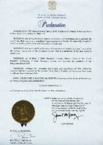 proclamation